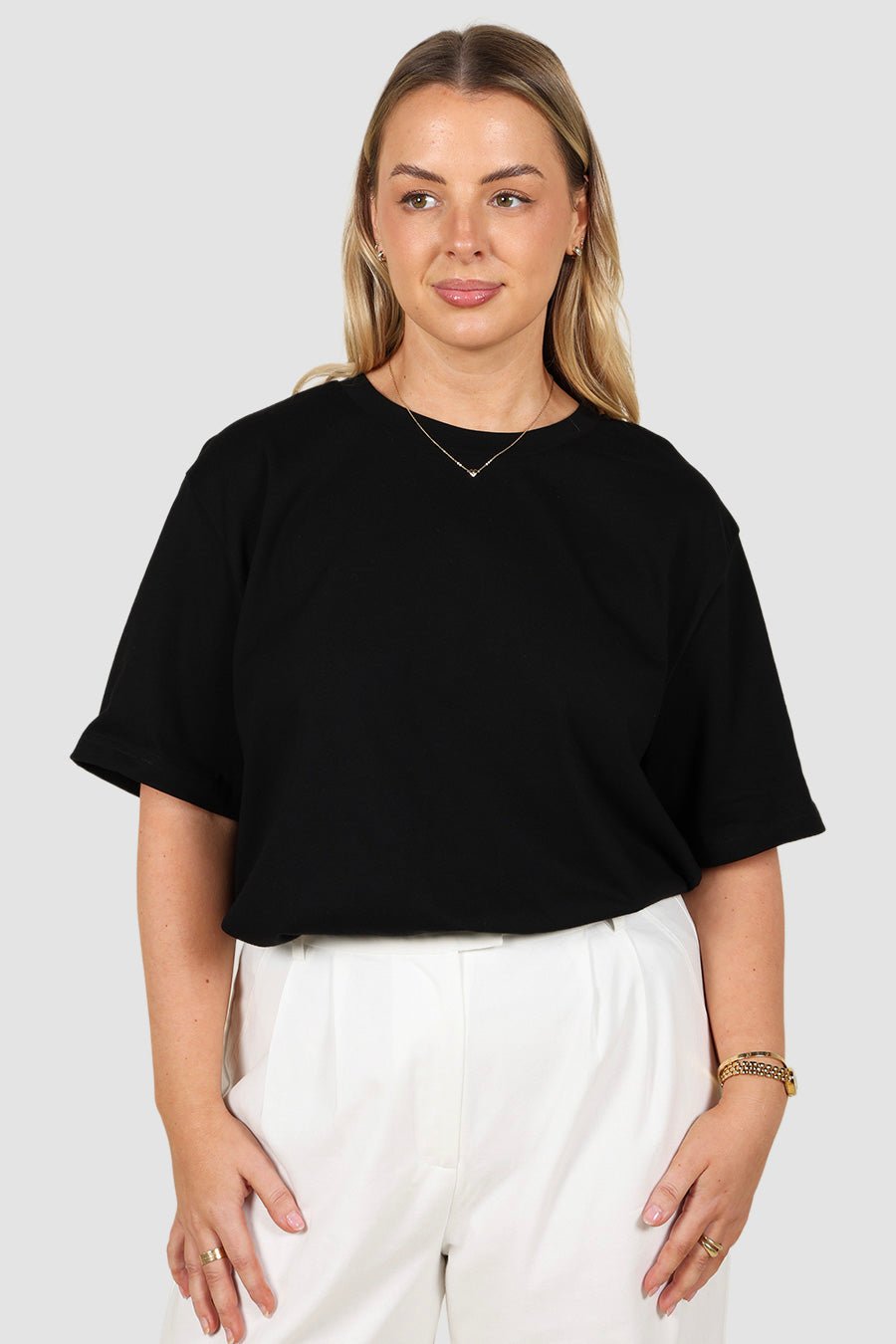 SIGNATURE TEE BLACK - Fayt The Label