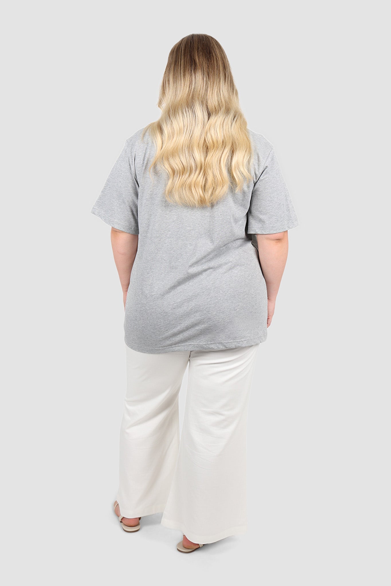 SIGNATURE TEE GREY MARLE - Fayt The Label