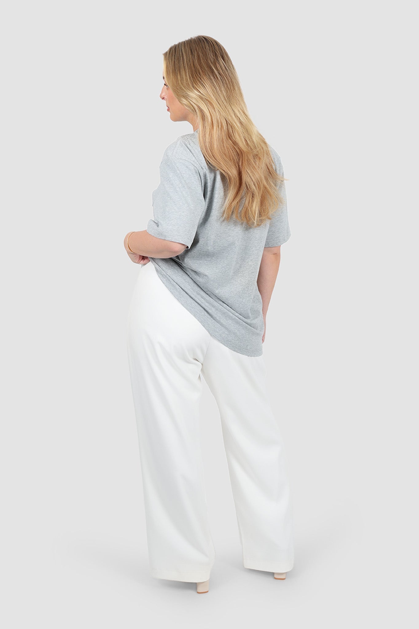 SIGNATURE TEE GREY MARLE - Fayt The Label