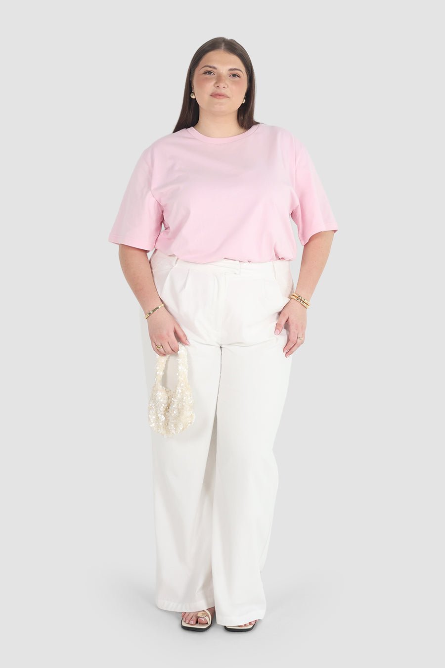 SIGNATURE TEE SOFT PINK - Fayt The Label