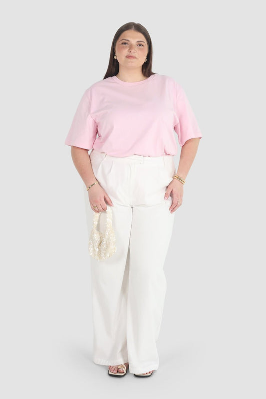 SIGNATURE TEE SOFT PINK - Fayt The Label