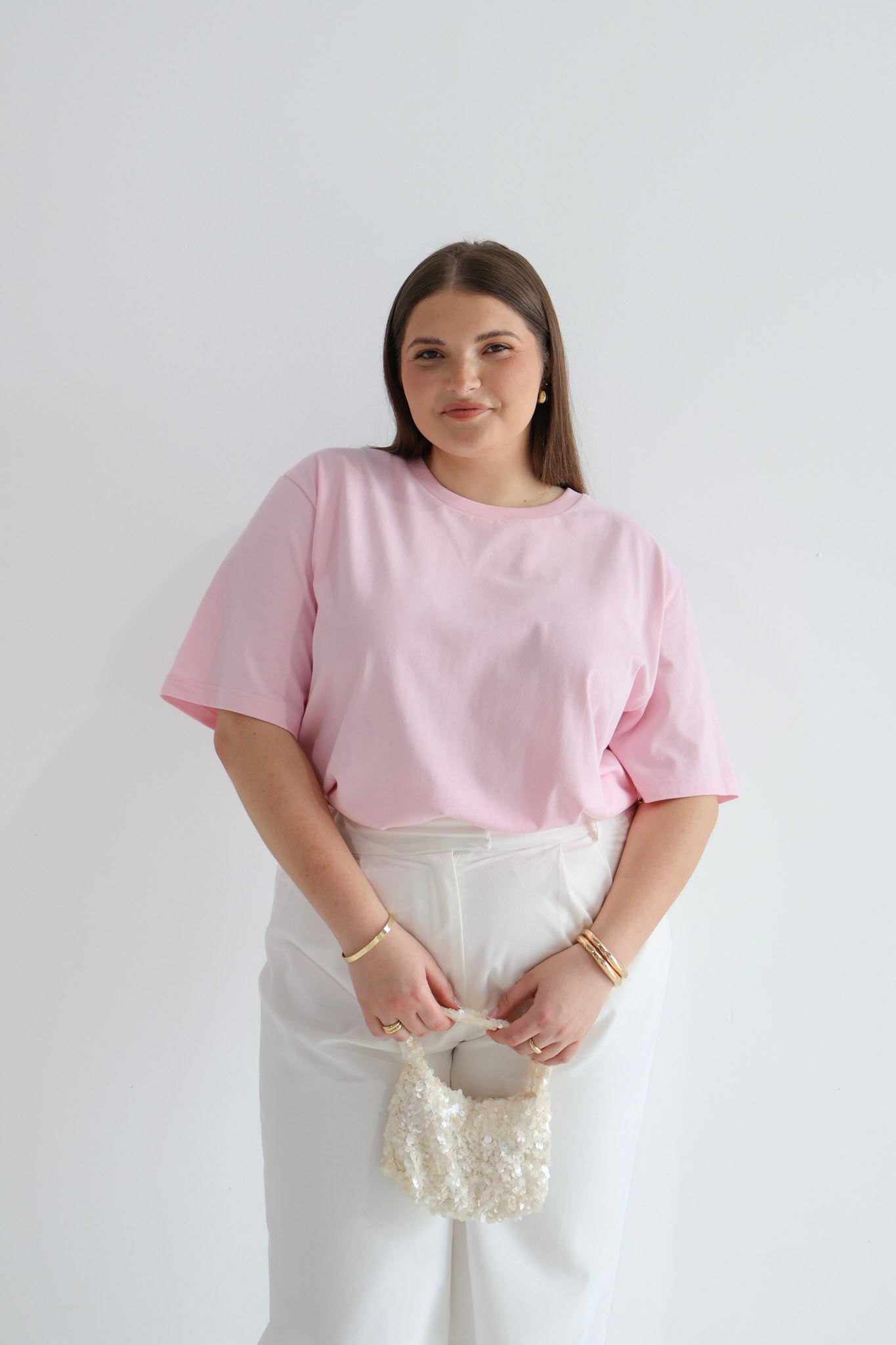 SIGNATURE TEE SOFT PINK - Fayt The Label