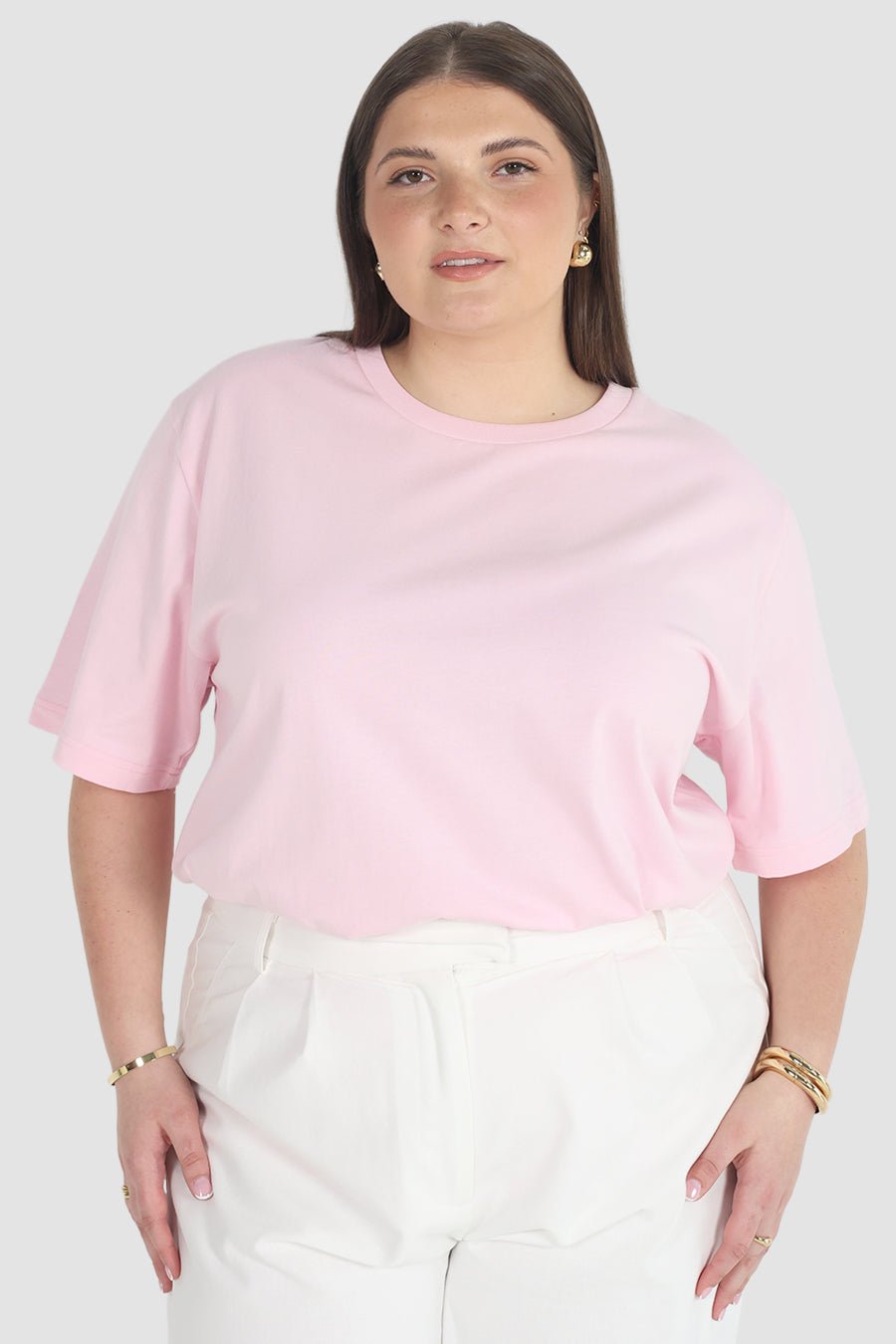 SIGNATURE TEE SOFT PINK - Fayt The Label