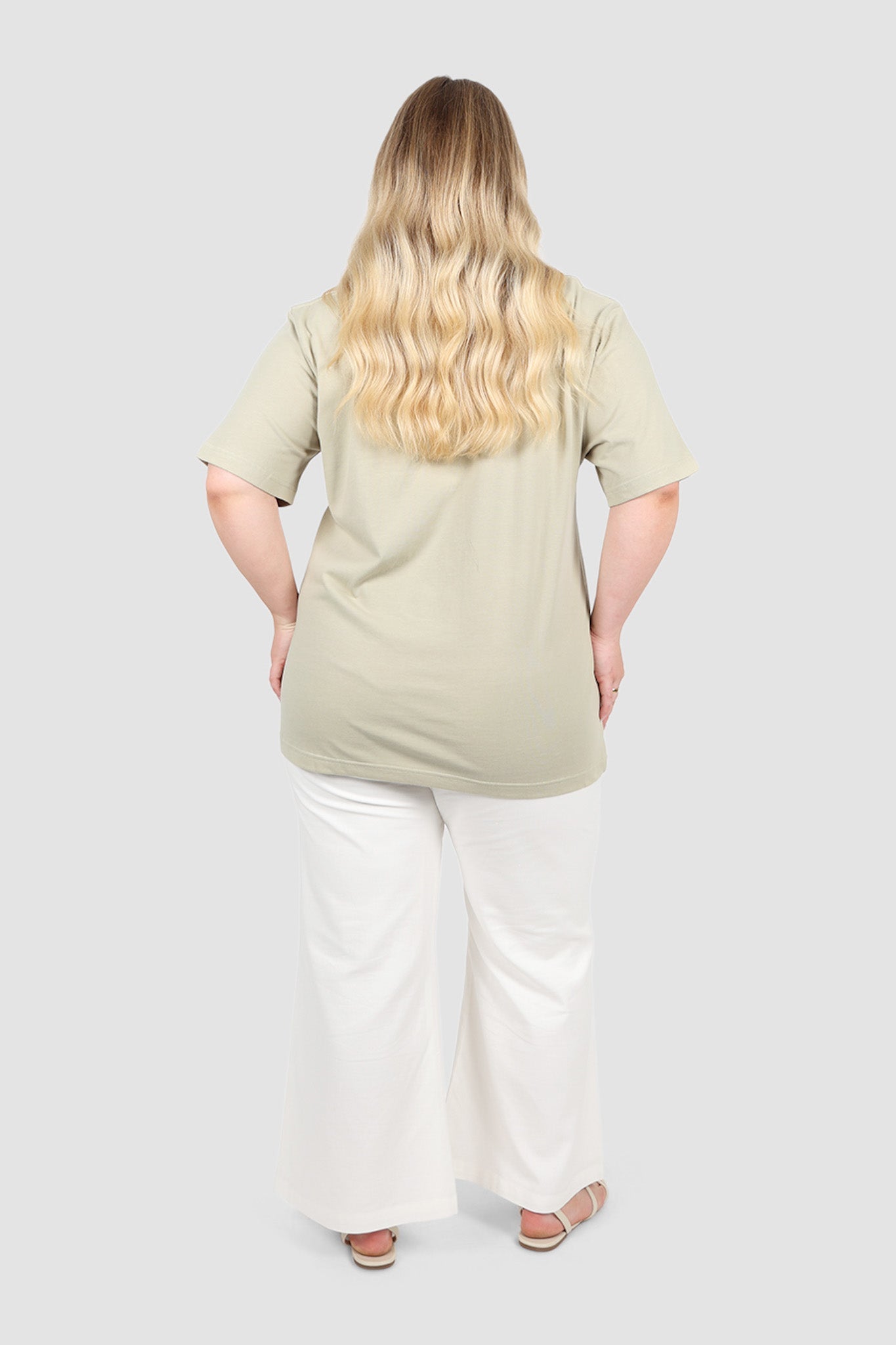 SIGNATURE TEE SOFT SAGE - Fayt The Label