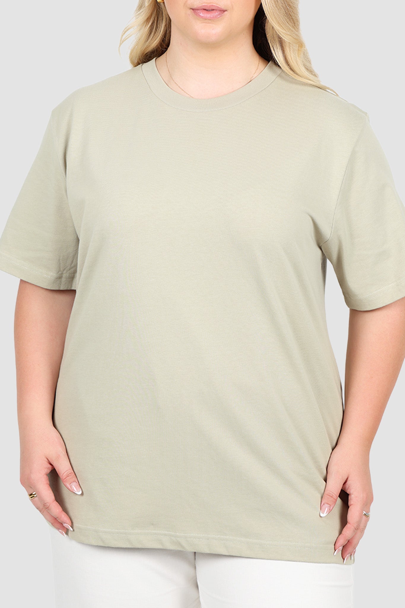 SIGNATURE TEE SOFT SAGE - Fayt The Label
