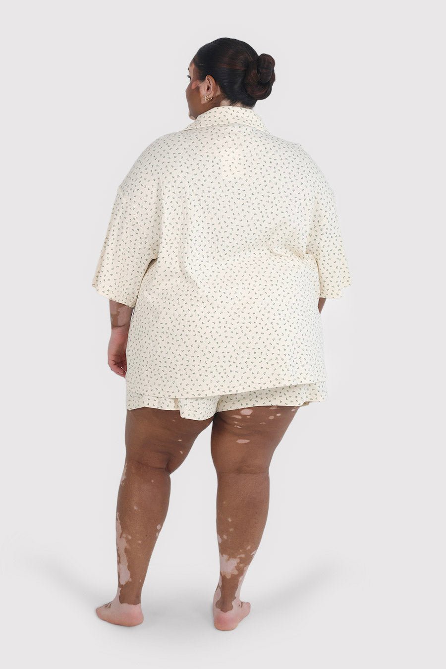 SLEEP BUTTON SHIRT GARDEN LULLABY - Fayt The Label