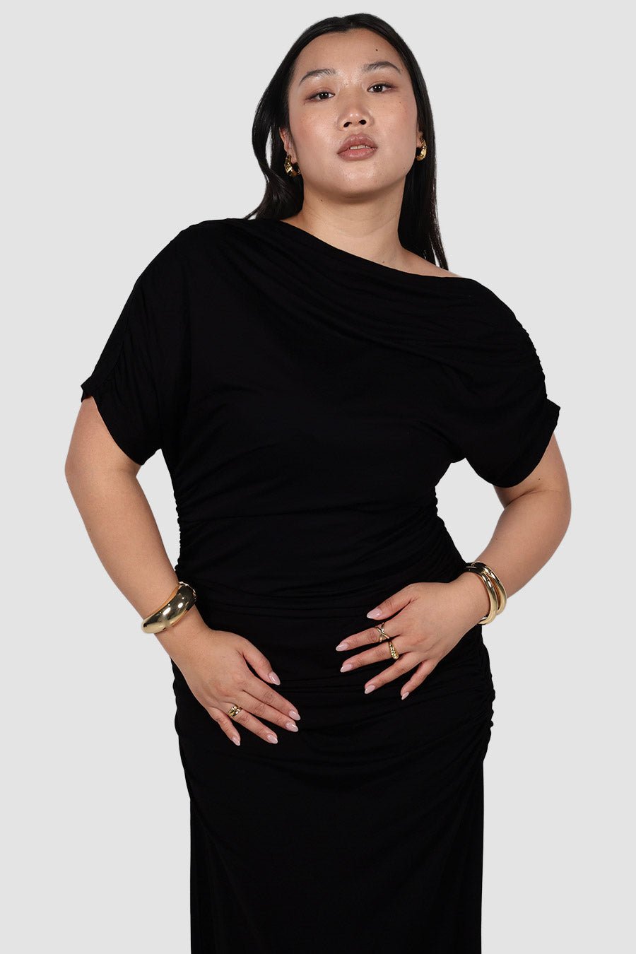SLOANE DRESS BLACK - Fayt The Label