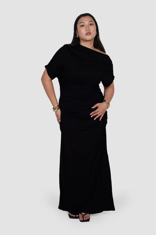 SLOANE DRESS BLACK - Fayt The Label