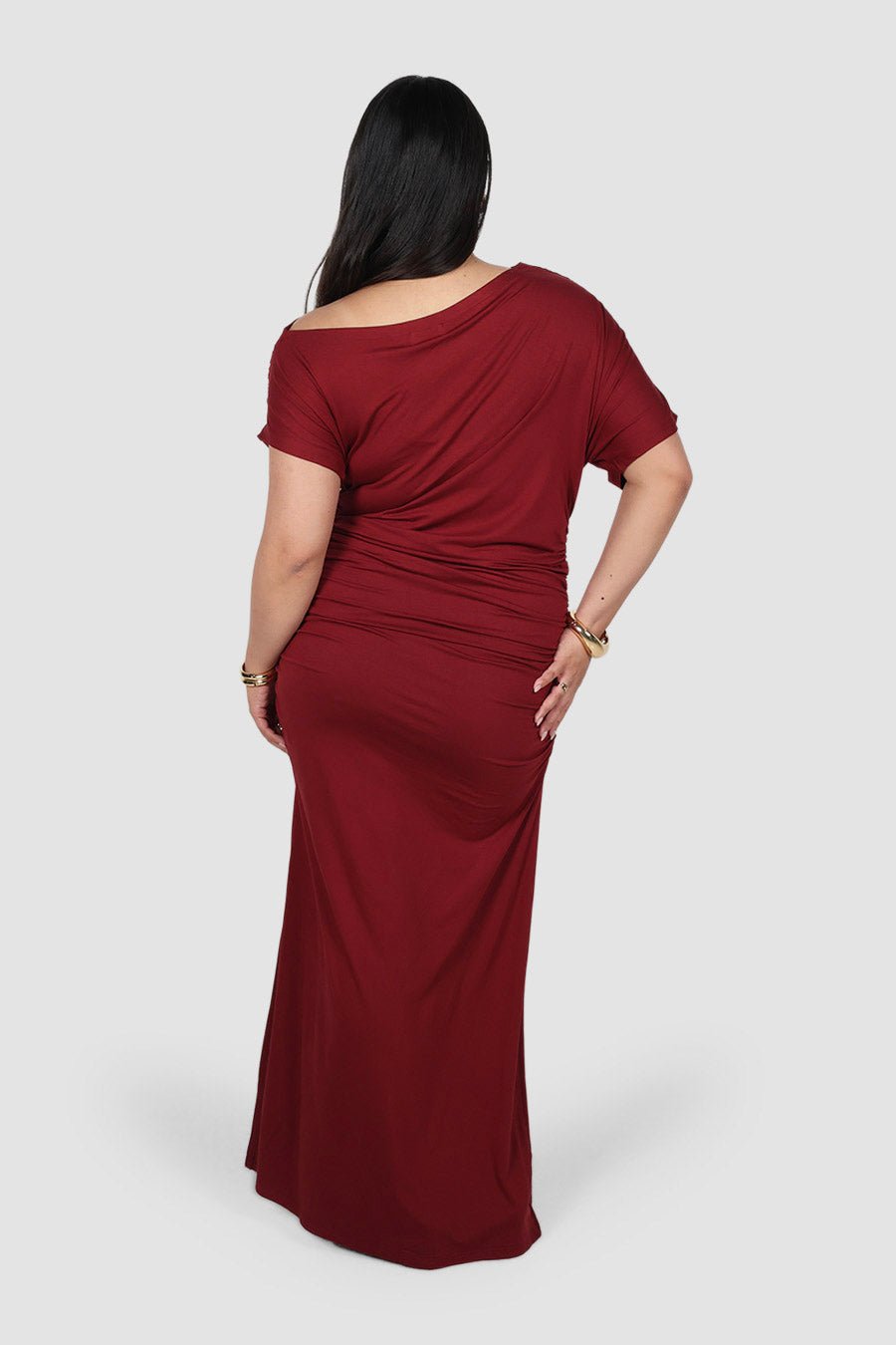 Sloane Dress Merlot Fayt The Label Sloane Dress Merlot Fayt The Label