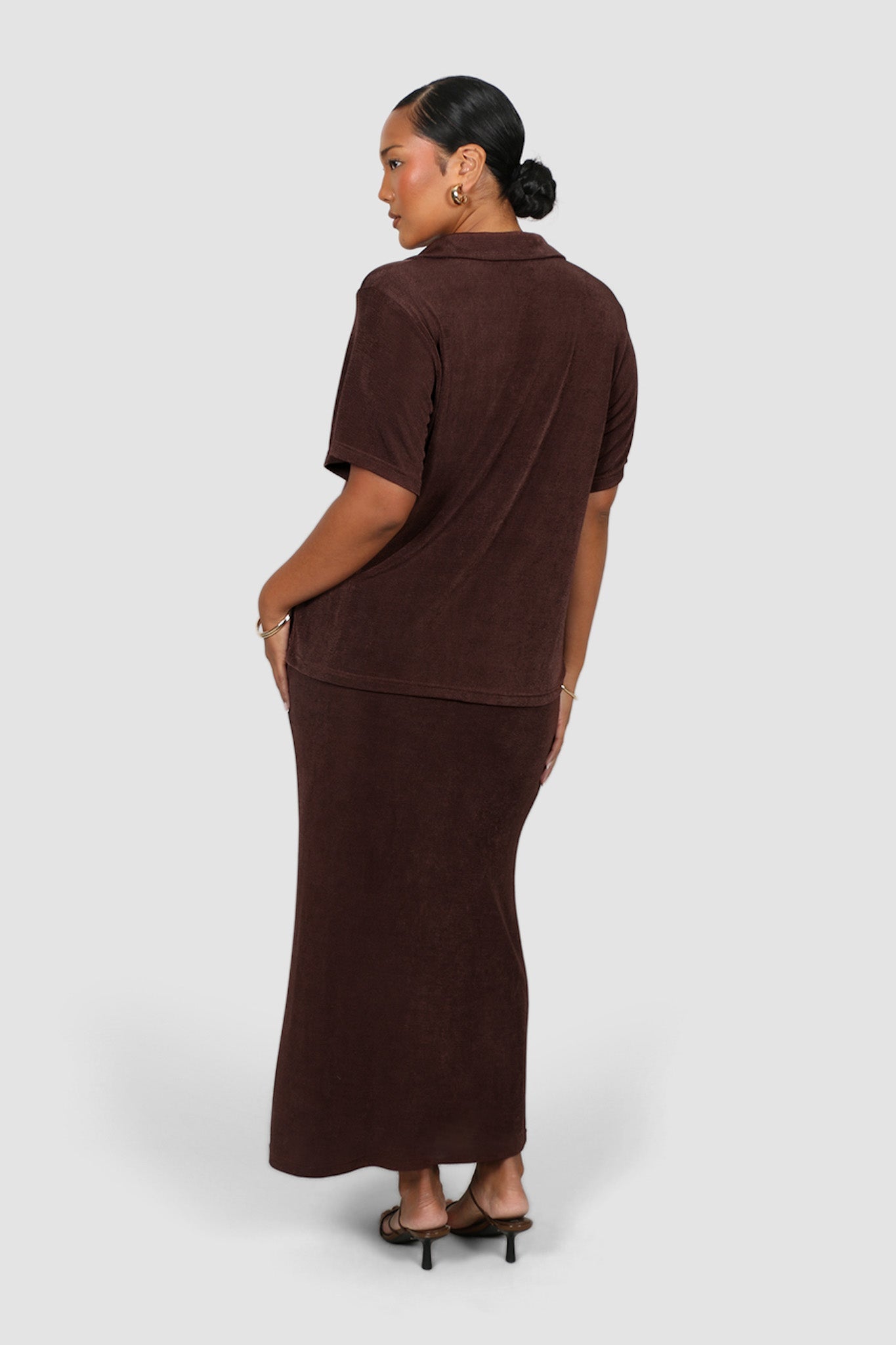 SOLA SKIRT ESPRESSO - Fayt The Label