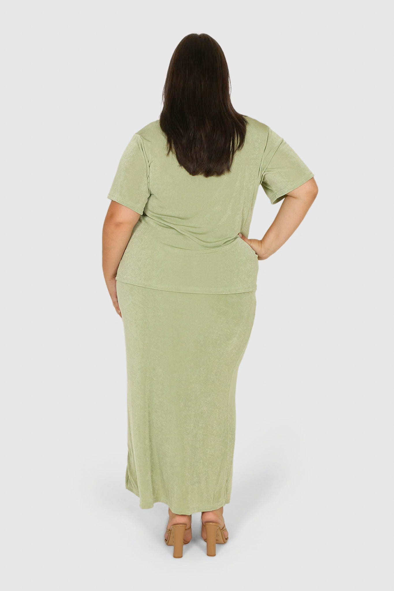 SOLA SKIRT SOFT GREEN - Fayt The Label