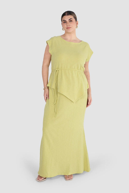 SOLUNA TOP AVOCADO - Fayt The Label