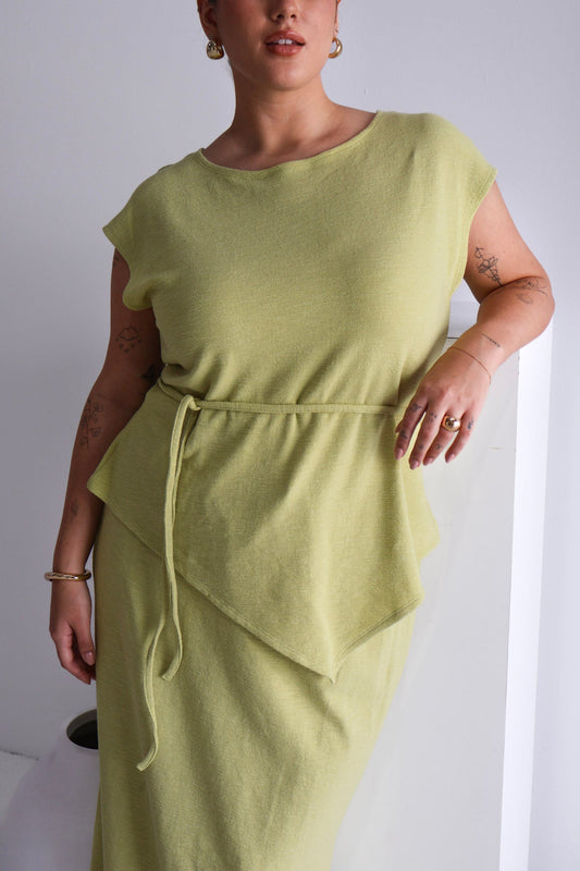 SOLUNA TOP AVOCADO - Fayt The Label