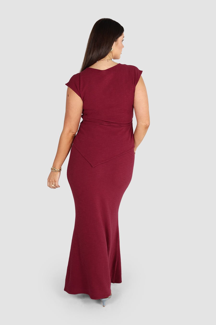 SOLUNA TOP DEEP BURGUNDY - Fayt The Label