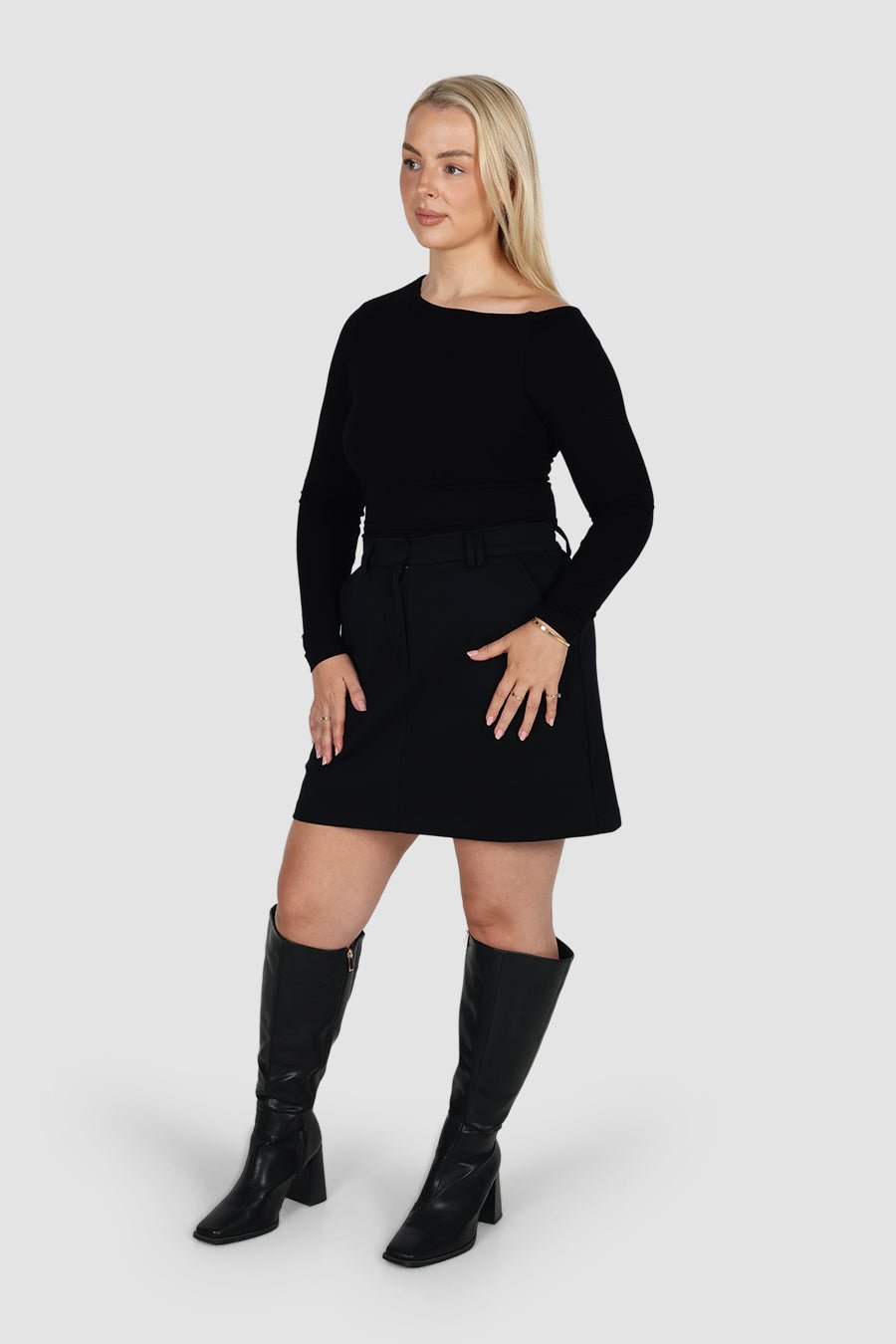 SOREVA COMFORT SKORT BLACK - Fayt The Label