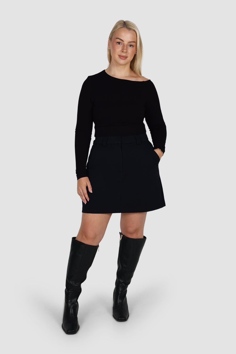 SOREVA COMFORT SKORT BLACK - Fayt The Label