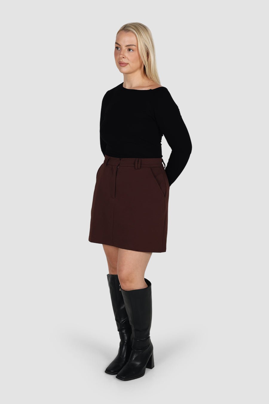 SOREVA COMFORT SKORT ESPRESSO - Fayt The Label