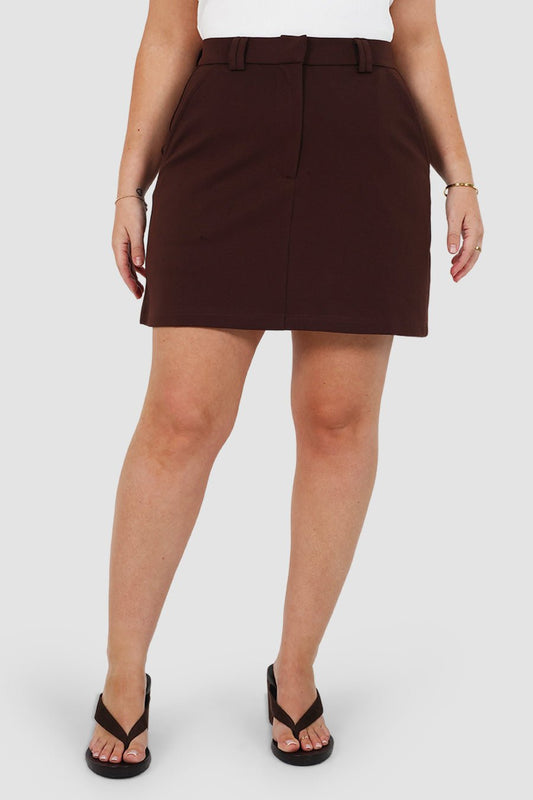 SOREVA COMFORT SKORT ESPRESSO - Fayt The Label