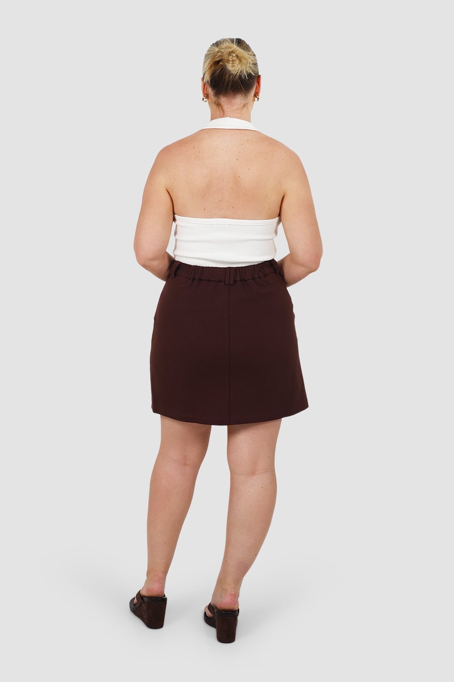 SOREVA COMFORT SKORT ESPRESSO - Fayt The Label