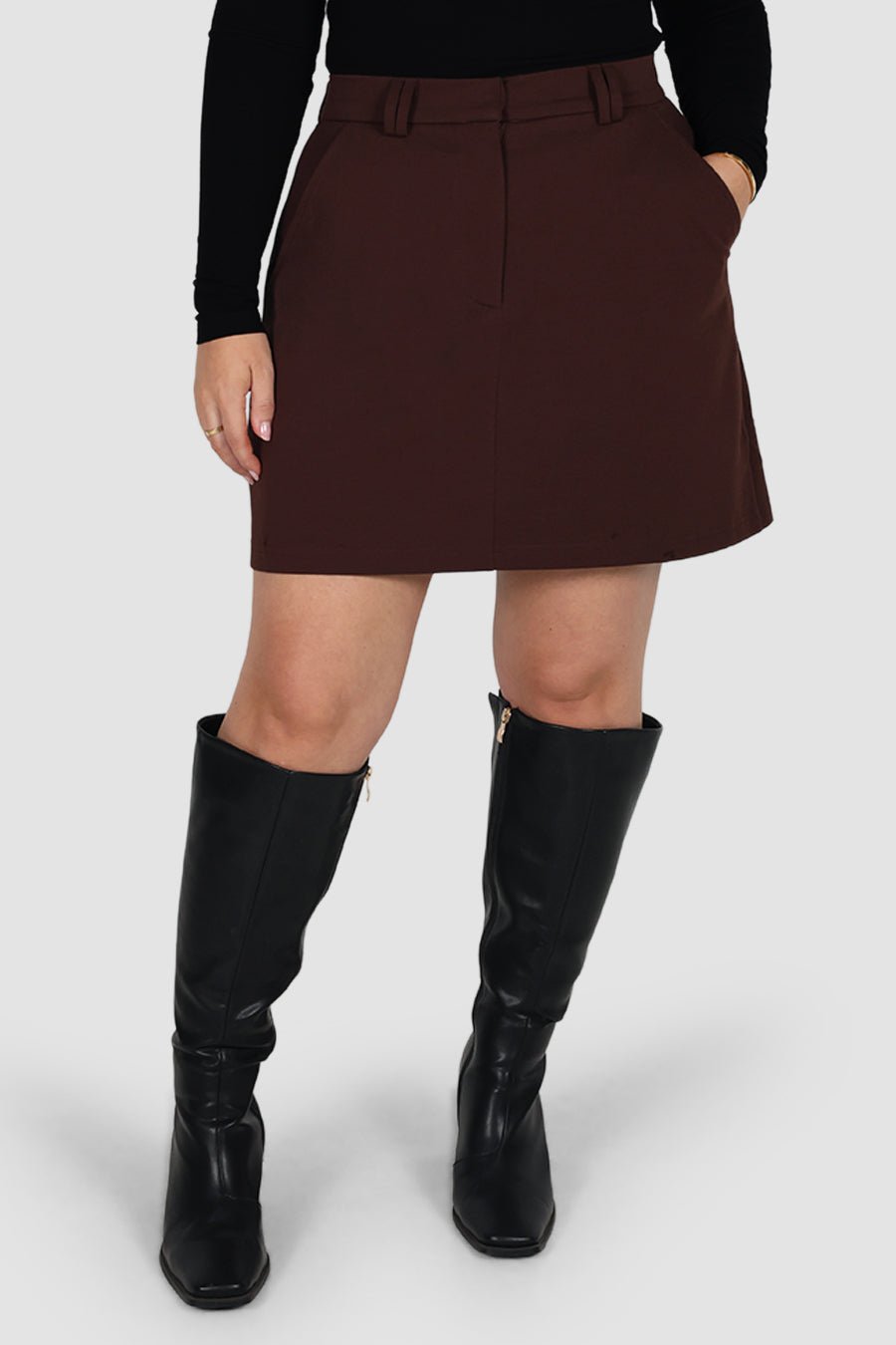 SOREVA COMFORT SKORT ESPRESSO - Fayt The Label