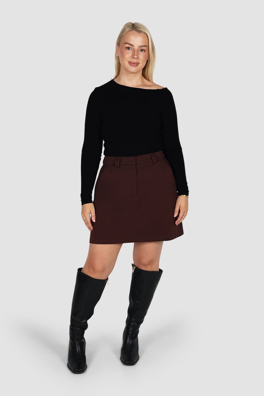 SOREVA COMFORT SKORT ESPRESSO - Fayt The Label