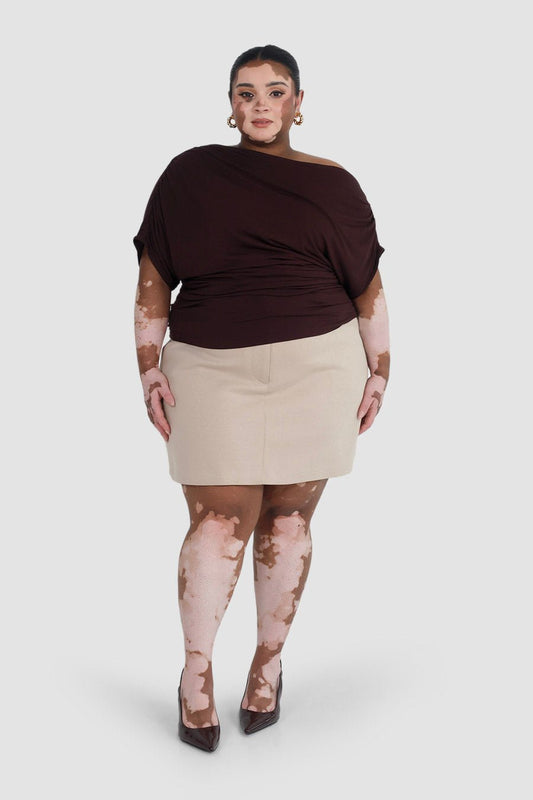 SOREVA COMFORT SKORT NEUTRAL - Fayt The Label