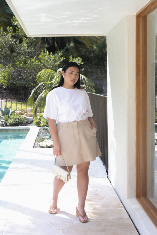 SOREVA COMFORT SKORT NEUTRAL - Fayt The Label