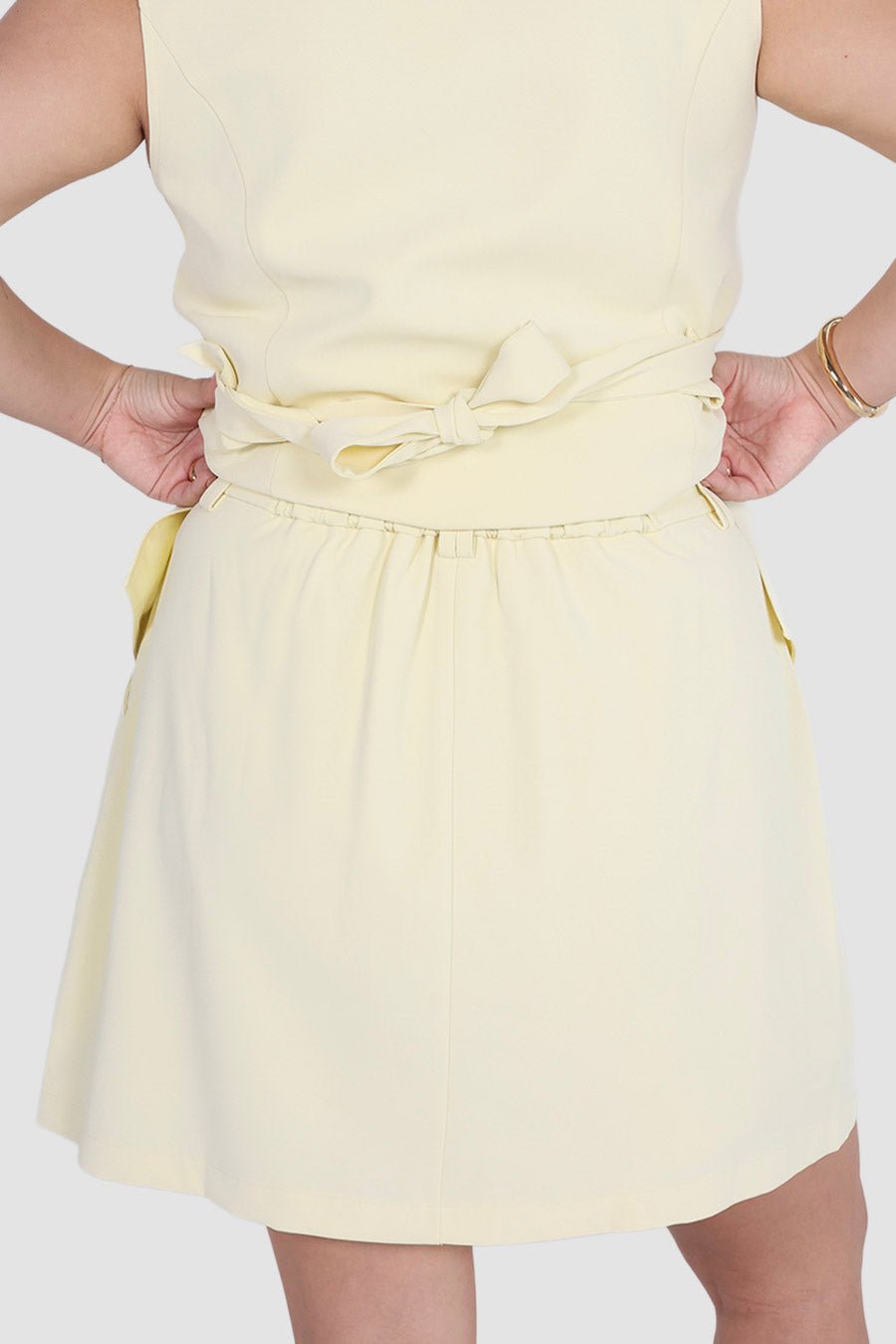 SOREVA SKORT BABY YELLOW - Fayt The Label