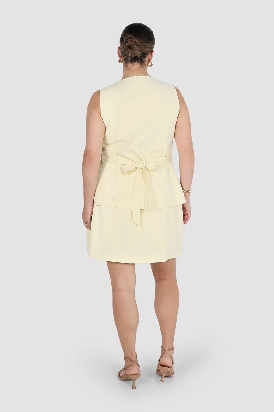 SOREVA SKORT BABY YELLOW - Fayt The Label