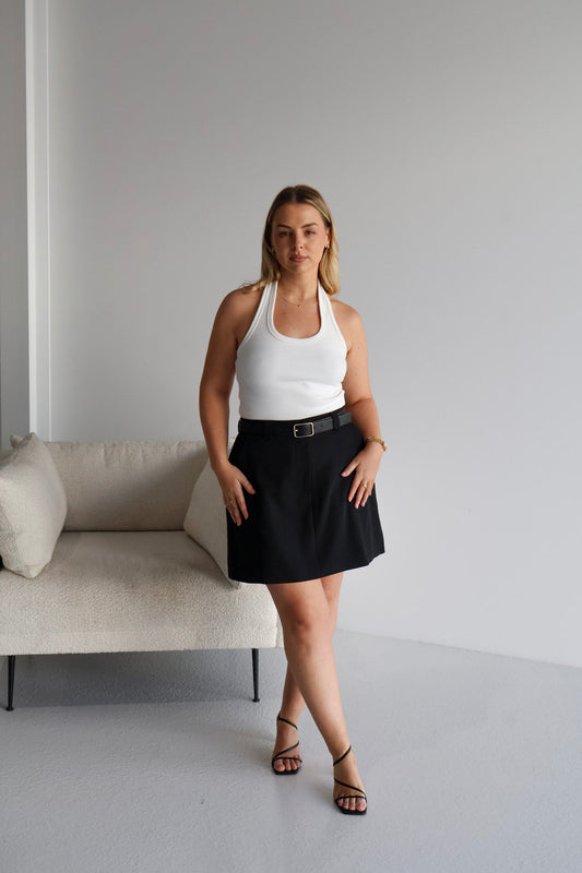 SOREVA SKORT BLACK - Fayt The Label