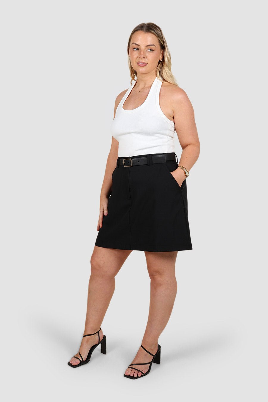 SOREVA SKORT BLACK - Fayt The Label