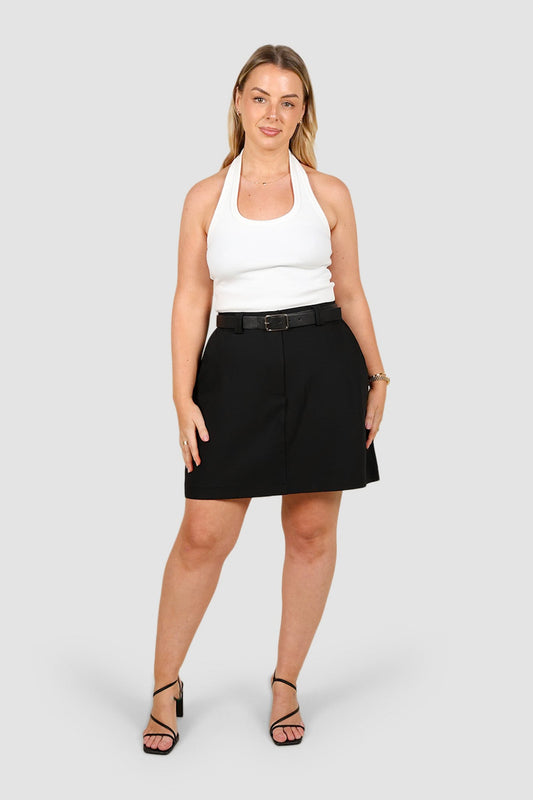 SOREVA SKORT BLACK - Fayt The Label