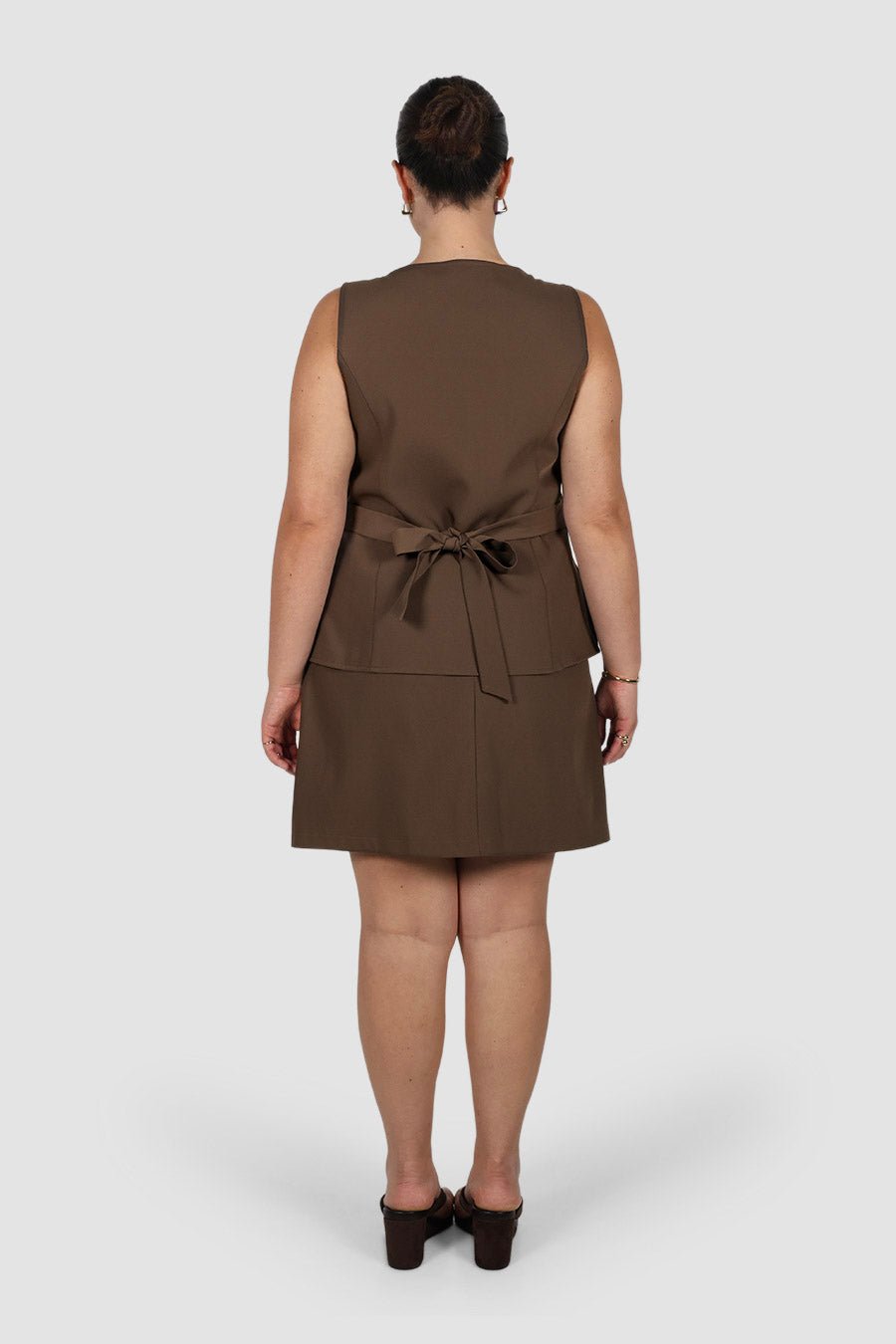 SOREVA SKORT CHOCOLATE - Fayt The Label