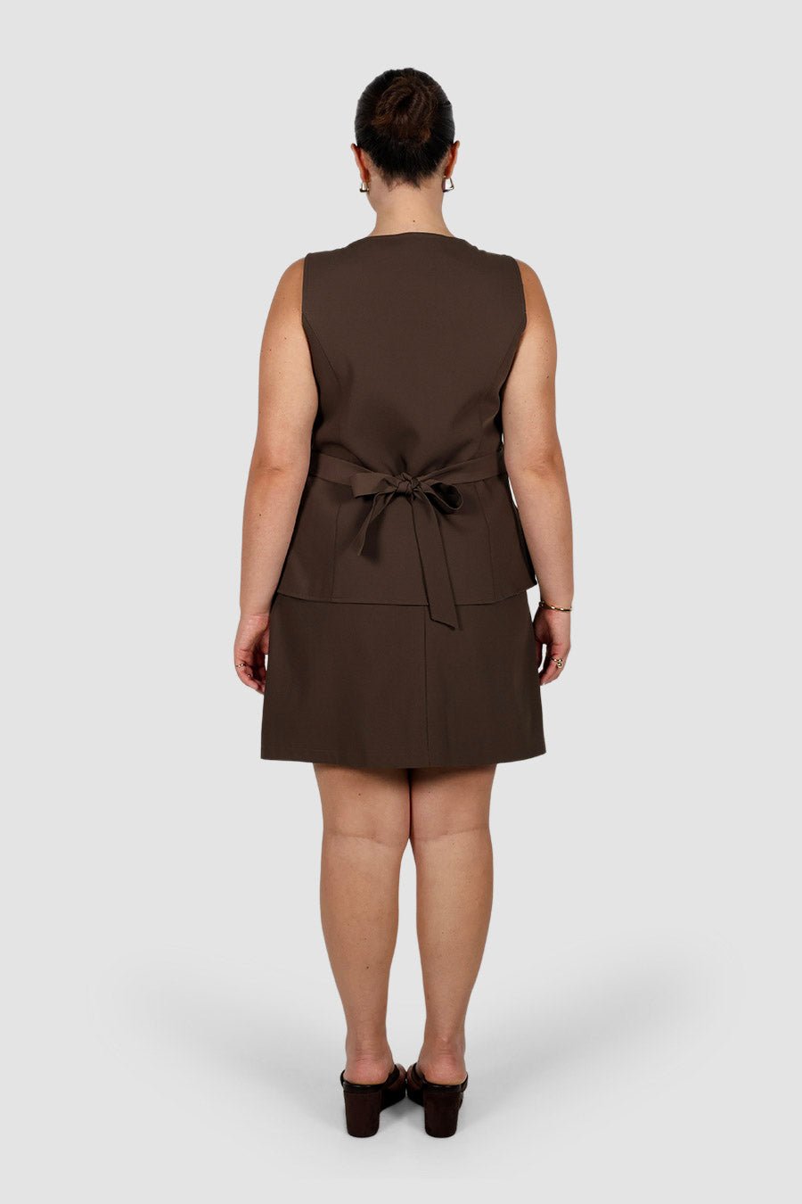 SOREVA SKORT CHOCOLATE - Fayt The Label
