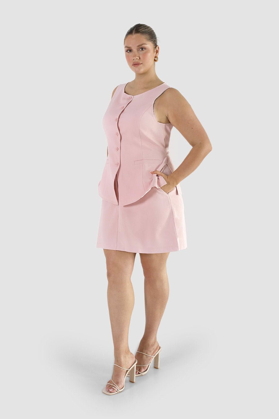 SOREVA SKORT SOFT PINK - Fayt The Label