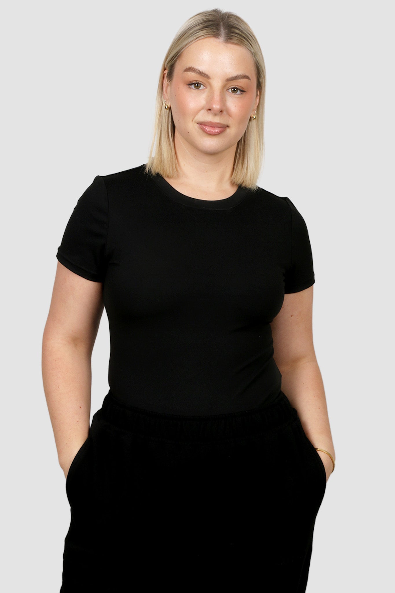 S/S BODYSUIT BLACK - Fayt The Label