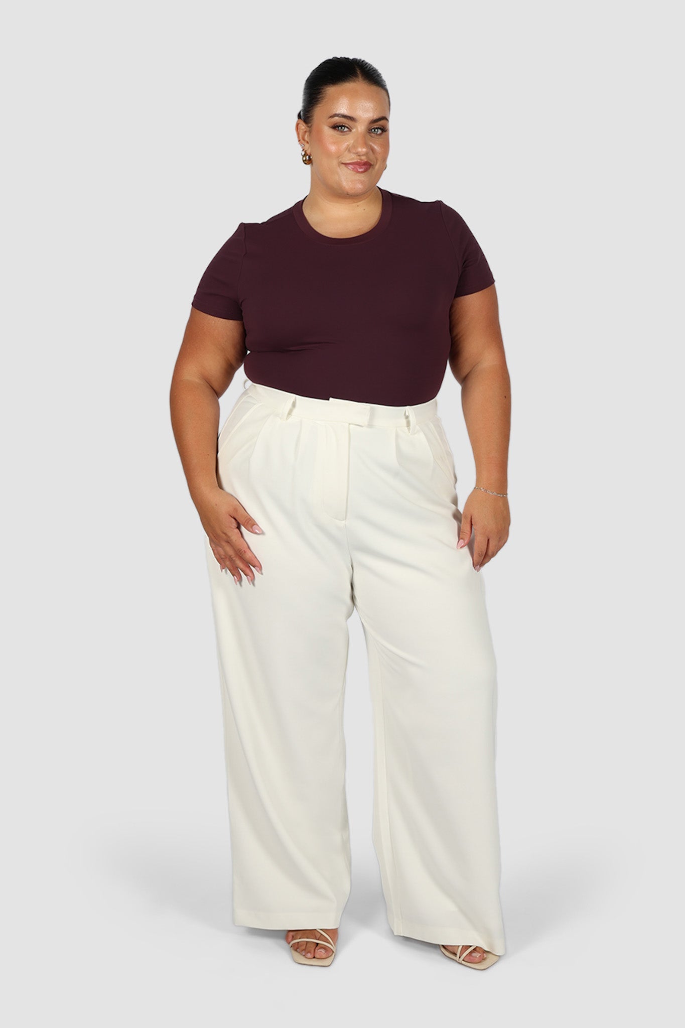 S/S BODYSUIT DEEP PLUM - Fayt The Label