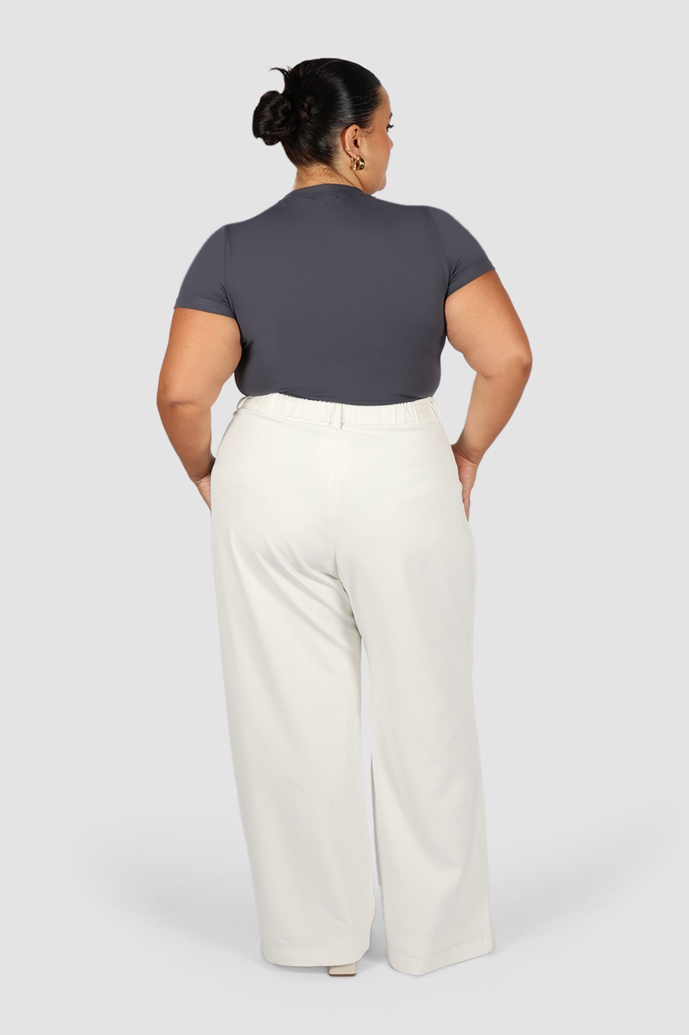 S/S BODYSUIT GREY - Fayt The Label