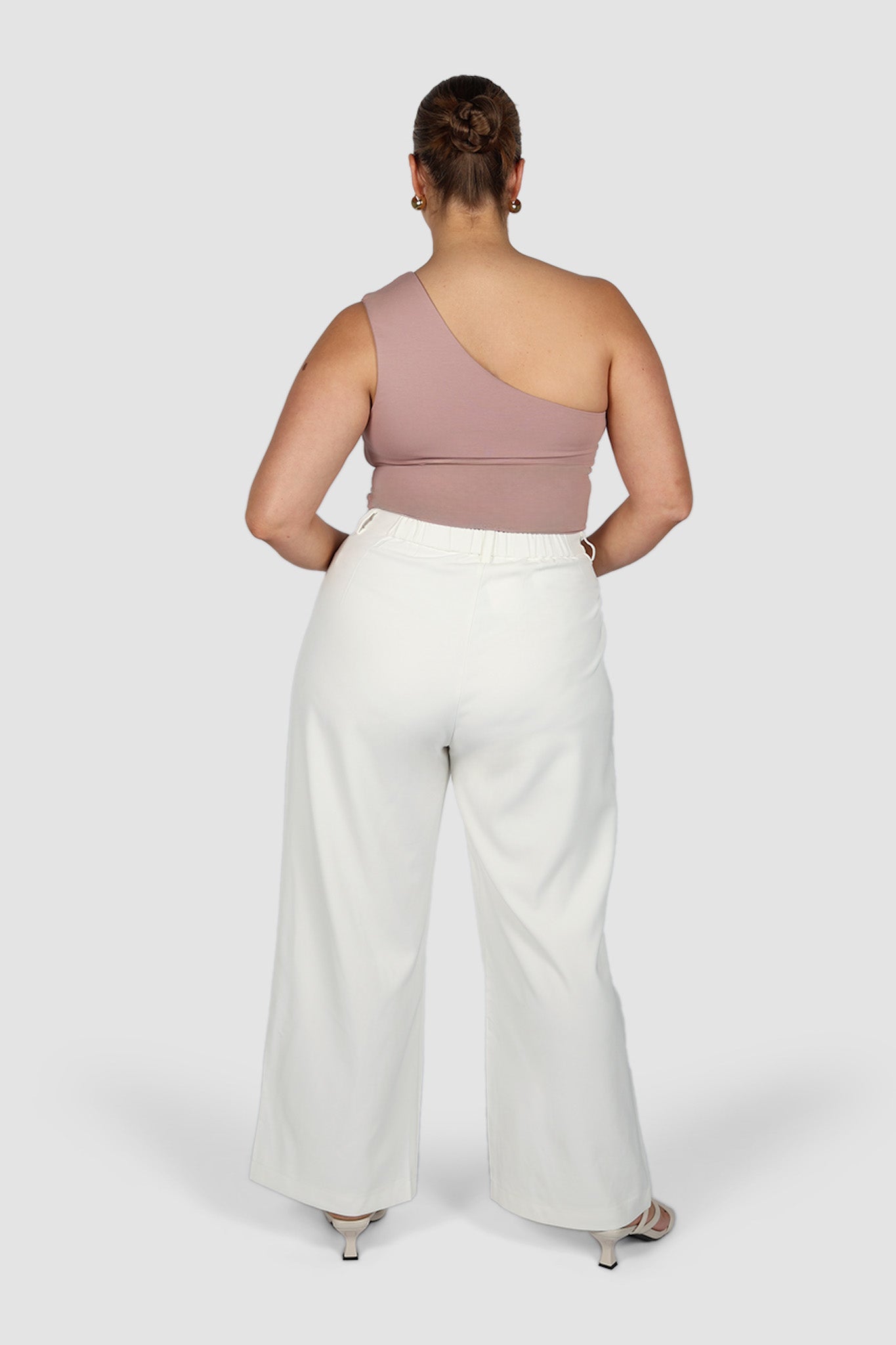 SULLIVAN ONE SHOULDER TOP BLUSH - Fayt The Label