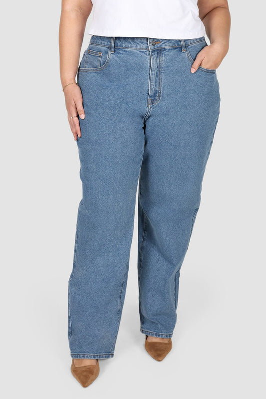 TALL BOWIE JEAN MID BLUE - Fayt The Label
