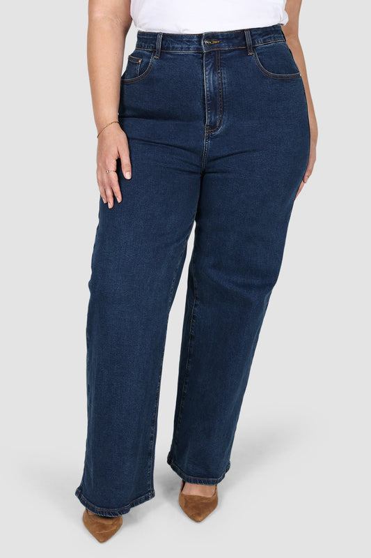 TALL MILLER JEAN DEEP BLUE - Fayt The Label
