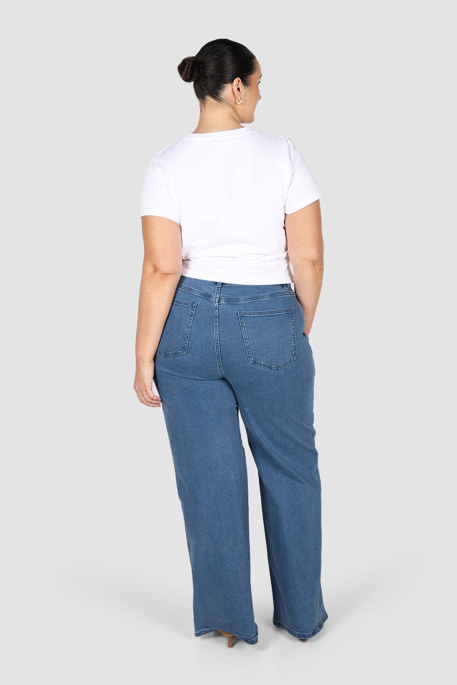 TALL MILLER JEAN MEDIUM BLUE - Fayt The Label