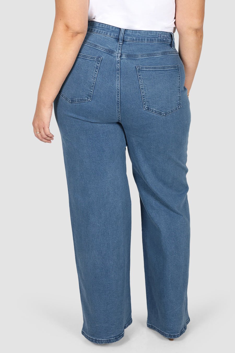 TALL MILLER JEAN MEDIUM BLUE - Fayt The Label