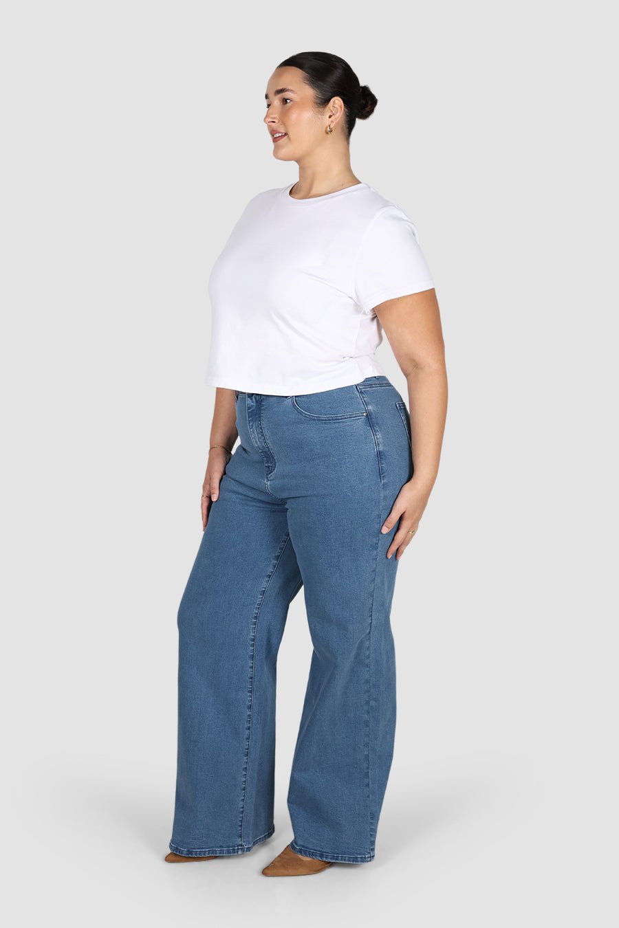 TALL MILLER JEAN MEDIUM BLUE - Fayt The Label