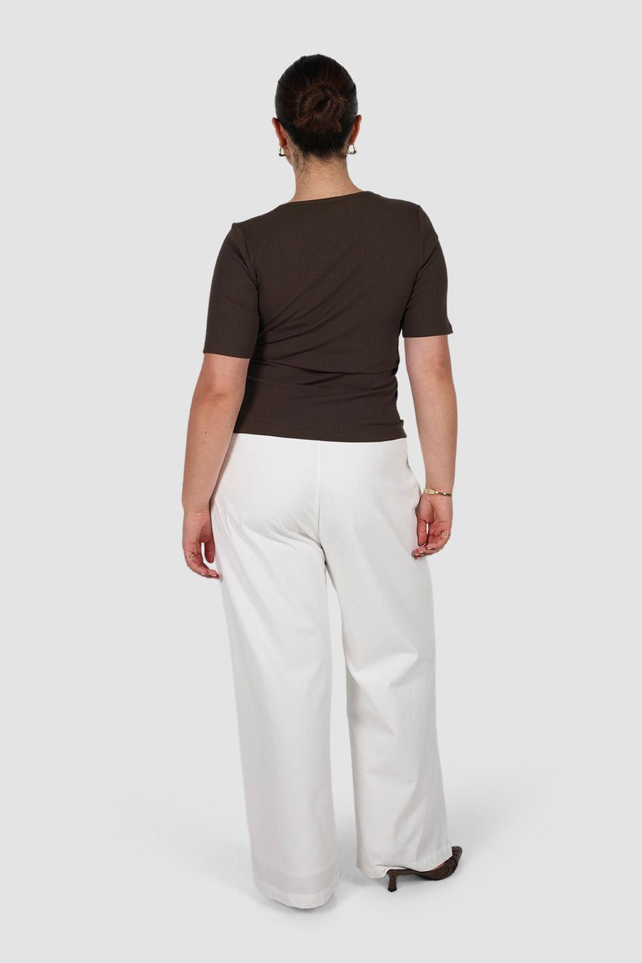 TATE RIB TOP ESPRESSO - Fayt The Label