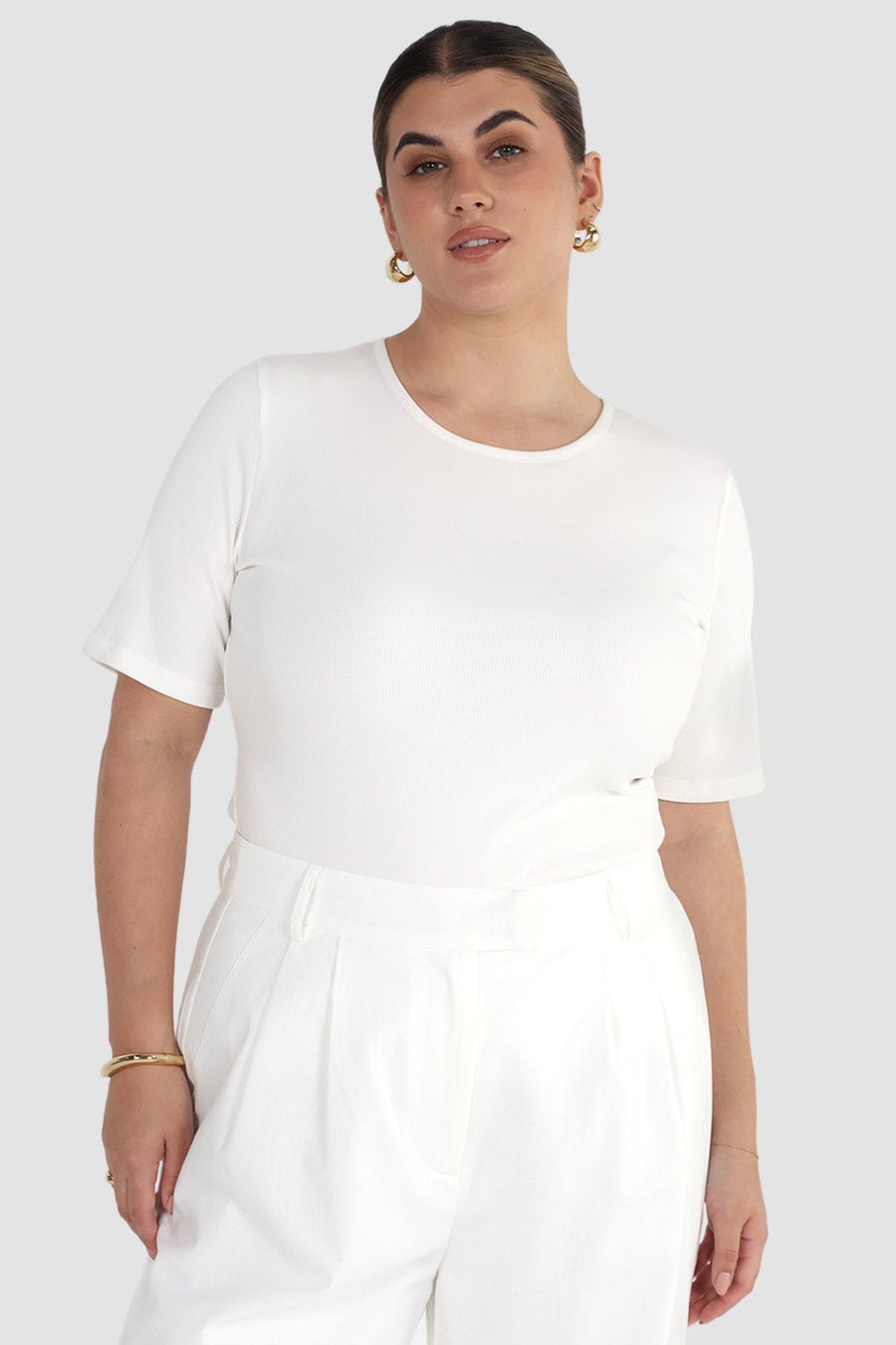 TATE RIB TOP MILK - Fayt The Label