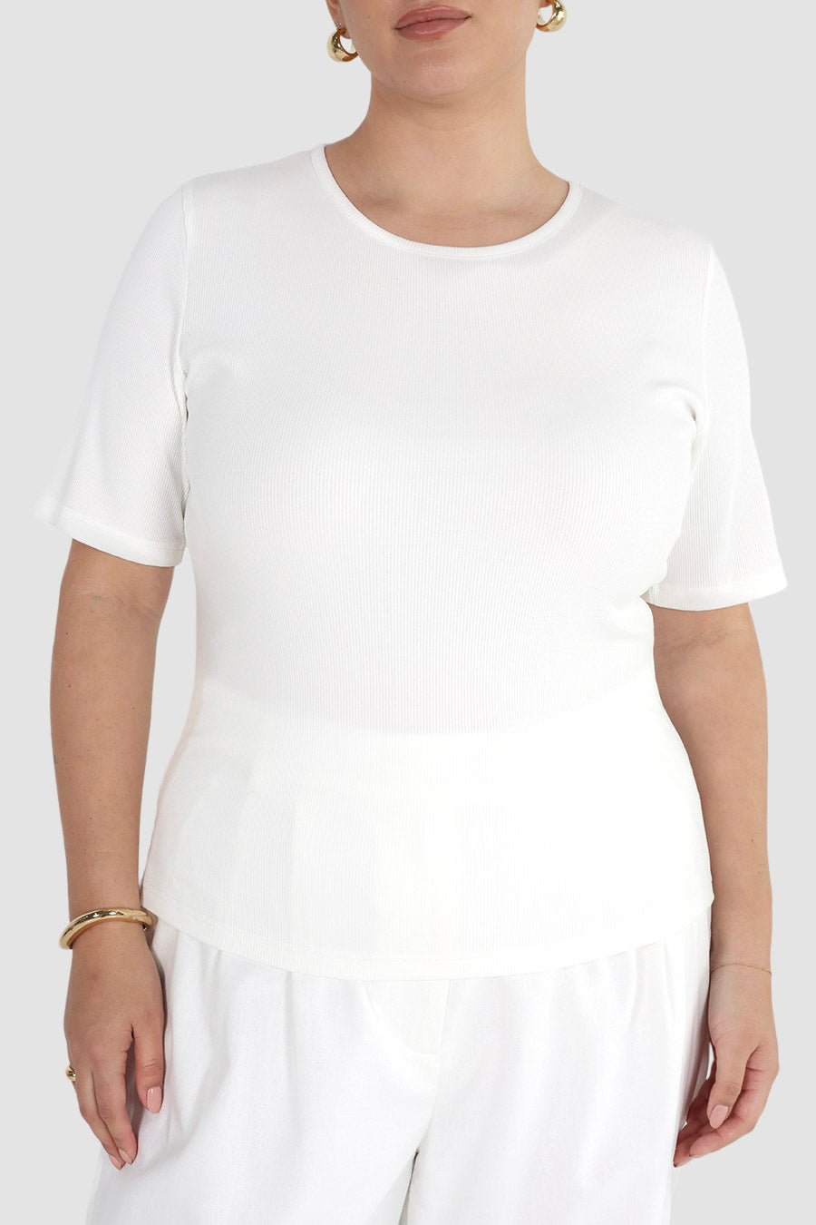 TATE RIB TOP MILK - Fayt The Label