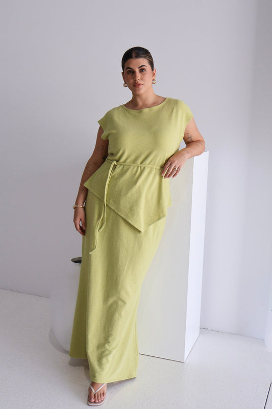 TERRA SKIRT AVOCADO - Fayt The Label