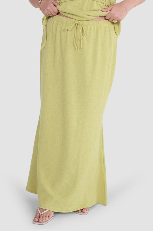 TERRA SKIRT AVOCADO - Fayt The Label