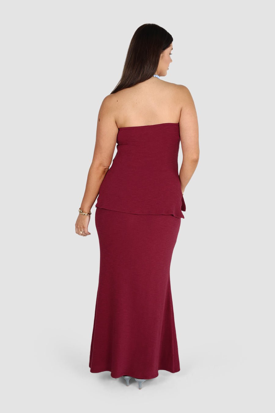 TERRA SKIRT DEEP BURGUNDY - Fayt The Label